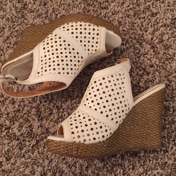 TOP Moda Shoes - New wedge white shoes